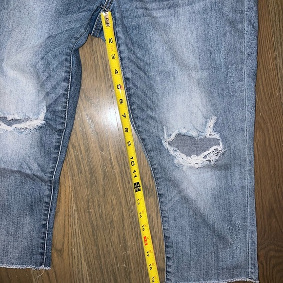 Judy Blue Women's Capri Skinny Fit Blue Jeans 14w High Rise - Picture 4 of 6